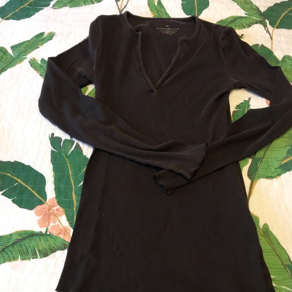 Chocolate Brown Banana Republic T-shirt